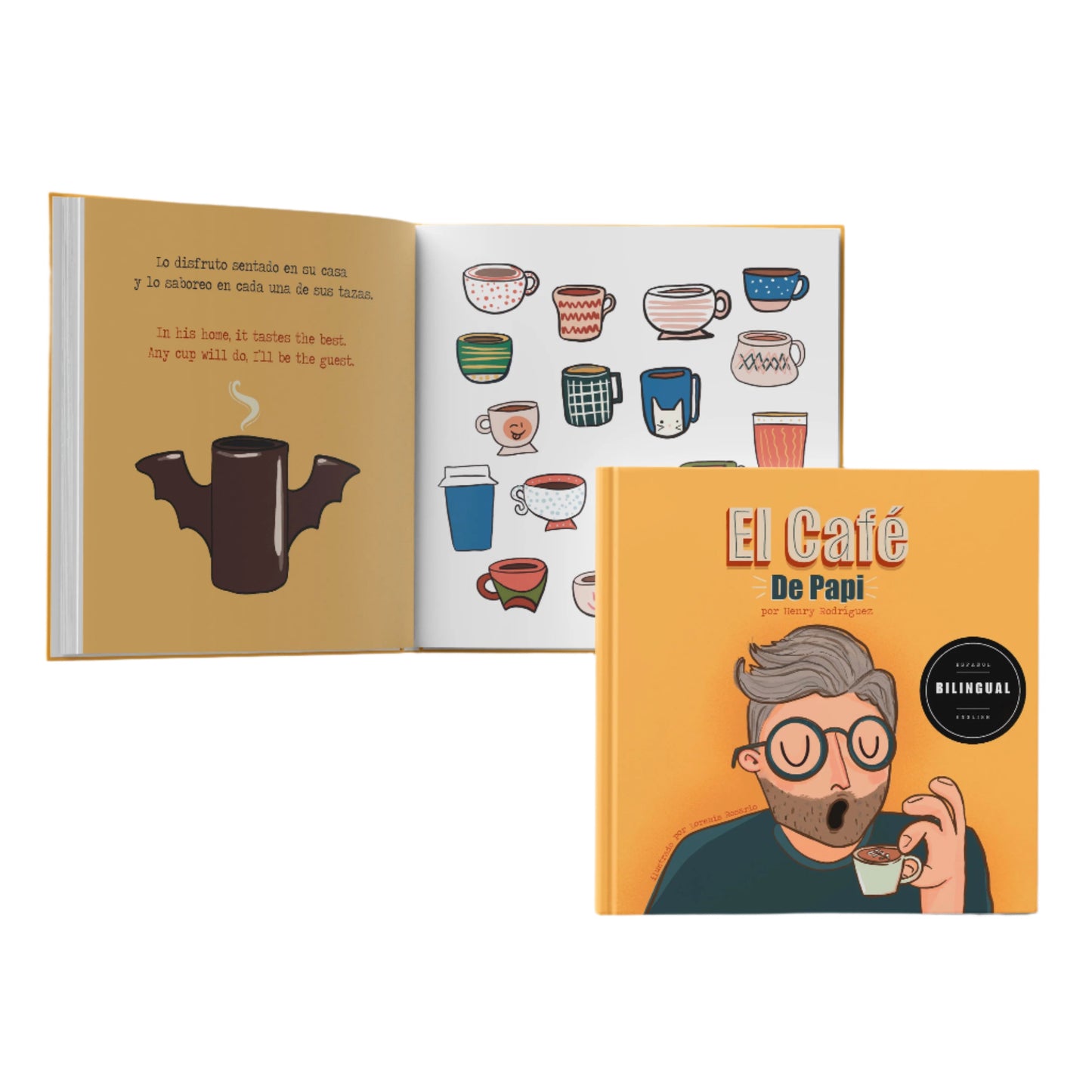 El cafe de papi_libros español_henry Rodriguez